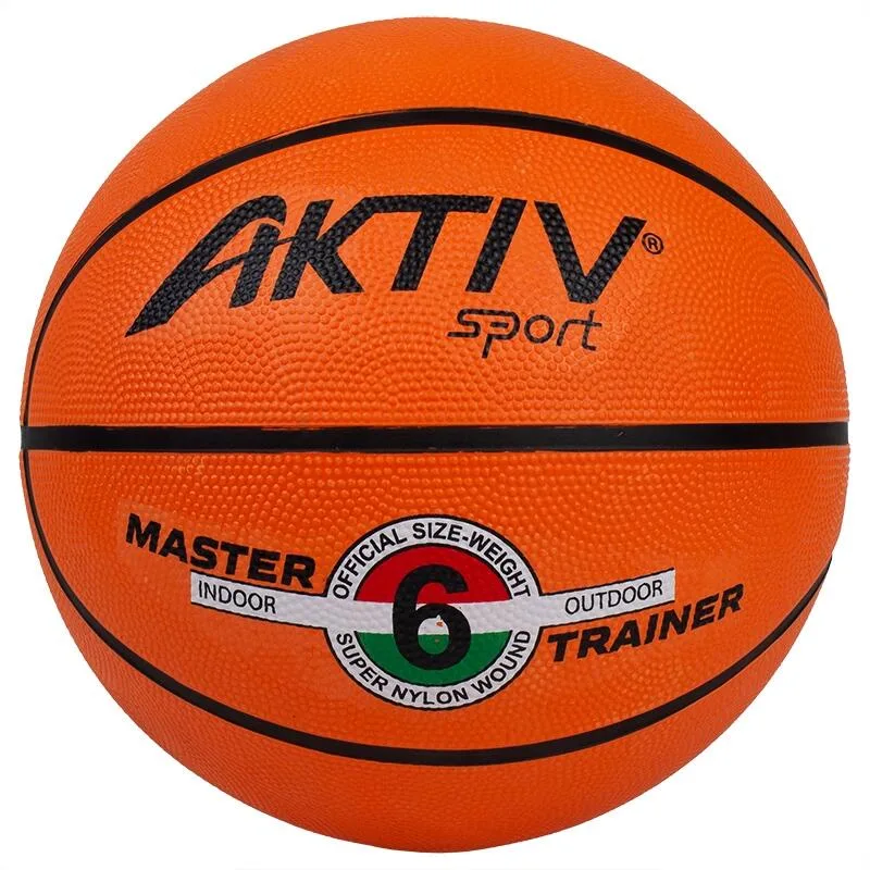 Баскетбольный мяч Aktivsport Master Trainer резиновый, размер 6