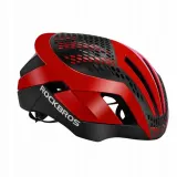 Шлем велосипедный Rockbros TT-30 чёрный с красным — фото 1