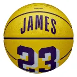 Мяч баскетбольный Wilson NBA Player Icon LeBron James мини, размер 3 — фото 4
