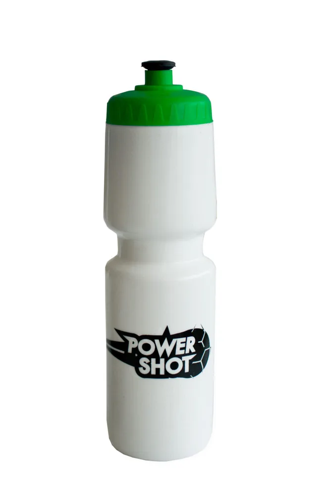 Power Shot Набор из 5 бутылок для воды - белый/зеленый