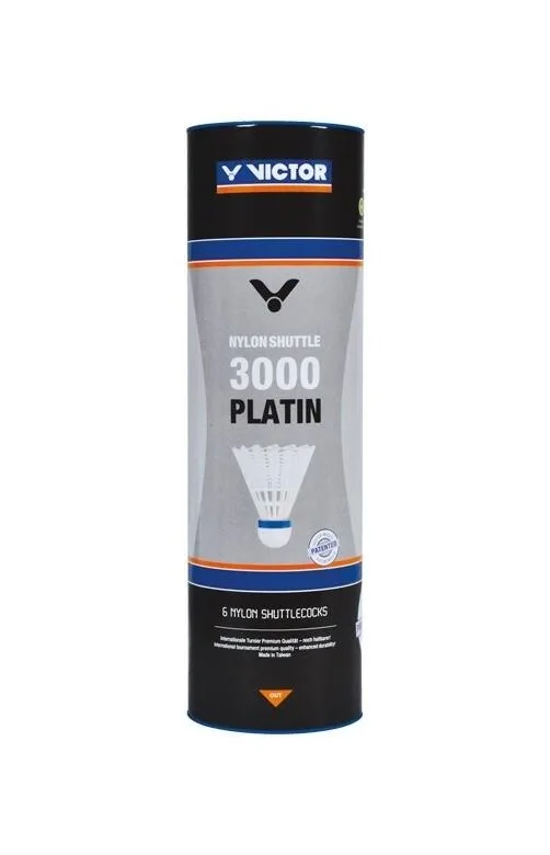 Нейлоновые воланы для бадминтона Victor 3000 медленные жёлтые