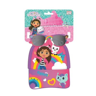 Солнцезащитные очки детские Gabby's Dollhouse с панамой
