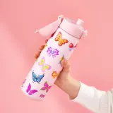 Бутылка ION8 Single Wall Butterfly, 600 мл — фото 6