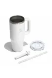 Термокружка Hydro Flask Travel Tumbler с прозрачной крышкой, 710 мл — фото 2