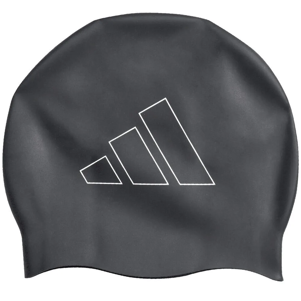 Шапочка для плавания adidas Logo Swim, Универсальный, Чёрный