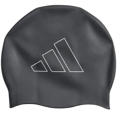 Шапочка для плавания adidas Logo Swim, Универсальный, Чёрный
