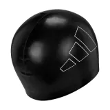 Шапочка для плавания adidas Logo Swim, Универсальный, Чёрный — фото 4