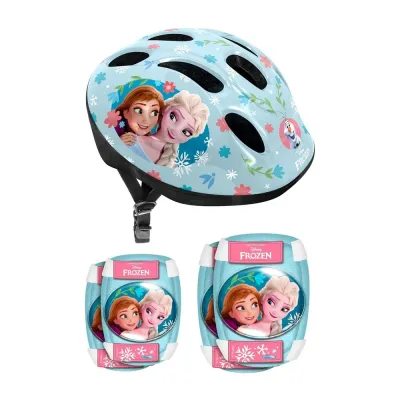 Детский набор защиты STAMP Frozen: шлем, налокотники и наколенники