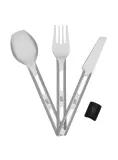 Туристический набор столовых приборов Esbit 3-Pcs Cutlery Set с силиконовым чехлом — фото 1
