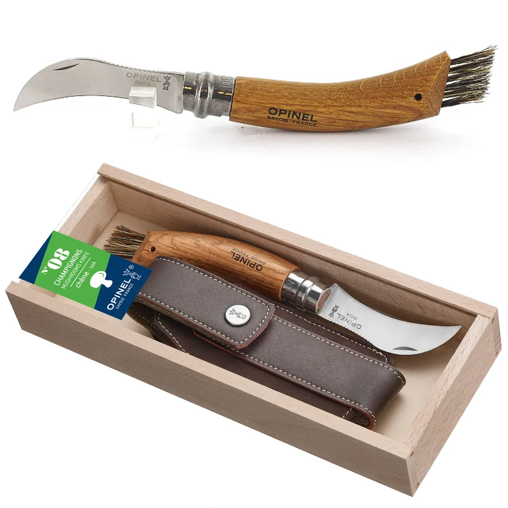 Складной нож Opinel для грибников №08 с чехлом