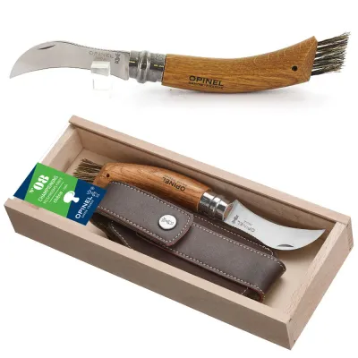 Складной нож Opinel для грибников №08 с чехлом