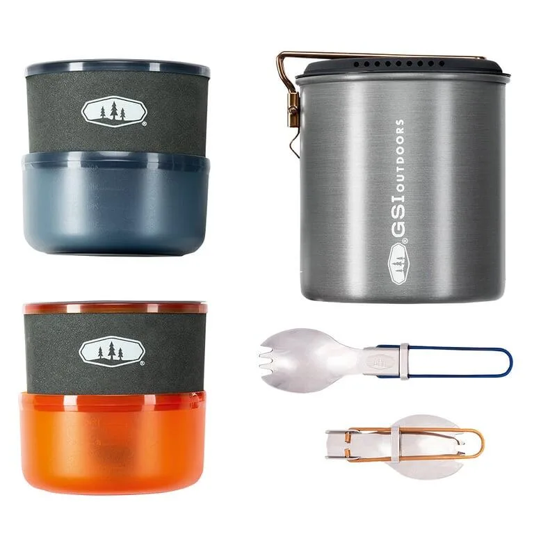 Набор туристической посуды GSI Outdoors Halulite Microdualist Eco