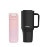 Набор кружек Kambukka Rider Pink: Rio 950 мл и Etna Grip 500 мл — фото 1