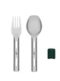 Термос для еды Esbit Classic Food Jug с набором приборов 0,75 л, зелёный — фото 2