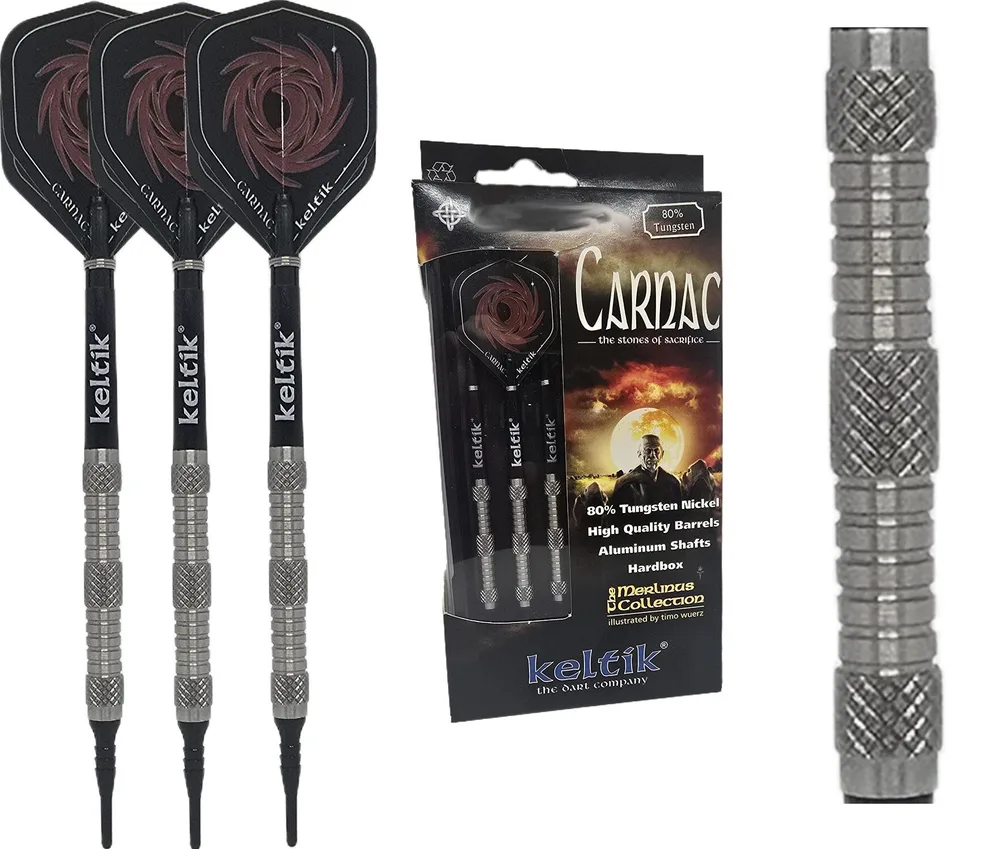 Дротики Keltik Carnac soft tip 18 г, 80% вольфрам