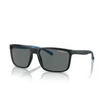 Мужские солнцезащитные очки Arnette в полоску, чёрные — фото 1
