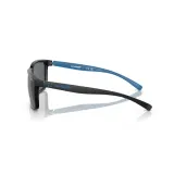 Мужские солнцезащитные очки Arnette в полоску, чёрные — фото 2