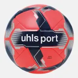 Мяч футбольный Uhlsport Match Addglue, 5, Красный флуоресцентный — фото 1