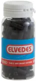 Колпачки Elvedes для концов тросов 4,3 мм ПВХ черные, 150 штук — фото 2
