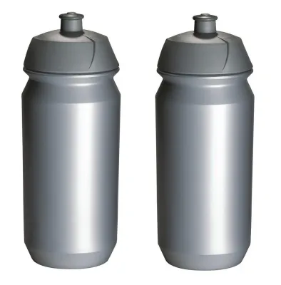 Pro Sport Lights 2 фляги для воды - 500 мл - серебристая фляга