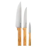 Opinel Набор 3 кухонных ножей Trio Olive — фото 2