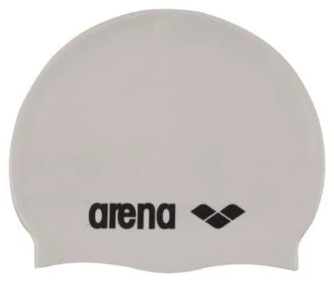 Шапочка для плавания Arena Classic Silicone белая