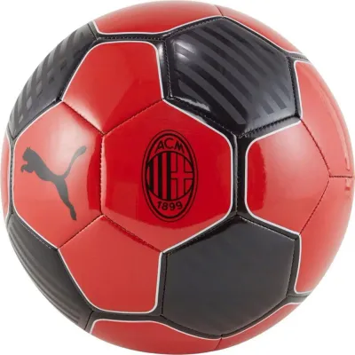 Мяч футбольный Puma AC Milan ESS красно-чёрный