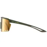 Очки солнцезащитные Magicshine Roller RL006 зелёно-коричневые с золотистыми линзами — фото 2
