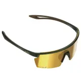 Очки солнцезащитные Magicshine Roller RL006 зелёно-коричневые с золотистыми линзами — фото 4