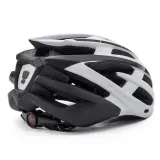 Шлем велосипедный Wozinsky MTB с USB-фонарём, M 54-57 см, бело-чёрный — фото 3