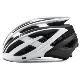 Шлем велосипедный Wozinsky MTB с USB-фонарём, M 54-57 см, бело-чёрный — фото 4