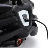 Шлем велосипедный Wozinsky MTB с USB-фонарём, M 54-57 см, бело-чёрный — фото 5