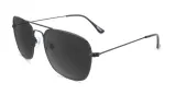 Очки солнцезащитные Knockaround, категория 3, поляризация, чёрные — фото 1