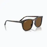 Очки солнцезащитные Ray-Ban RB2210 havana коричневые, поляризационные — фото 1