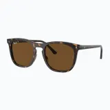 Очки солнцезащитные Ray-Ban RB2210 havana коричневые, поляризационные — фото 4