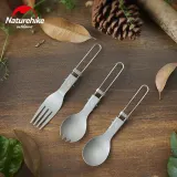 Ложка-вилка складная Naturehike Titanium Spork, 18 г — фото 4
