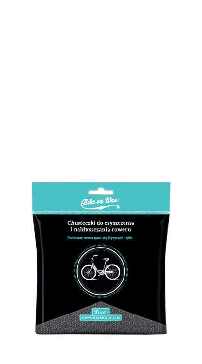 Салфетки для чистки и полировки велосипеда Bike on Wax, 10 штук