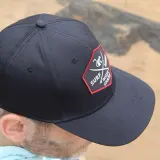 Surf Monkey Спортивная кепка с защитой UPF50+ из нейлона, чёрная — фото 6