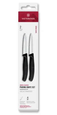 Victorinox Набор из 2 ножей гладкий и зубчатый 8 см Swiss Classic
