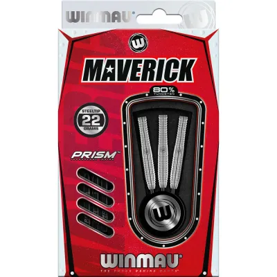 Дротики Winmau Maverick со стальным наконечником, 80% вольфрама