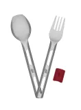 Туристические столовые приборы Esbit Cutlery Set Incl. Silicone Band L, бордовый — фото 5