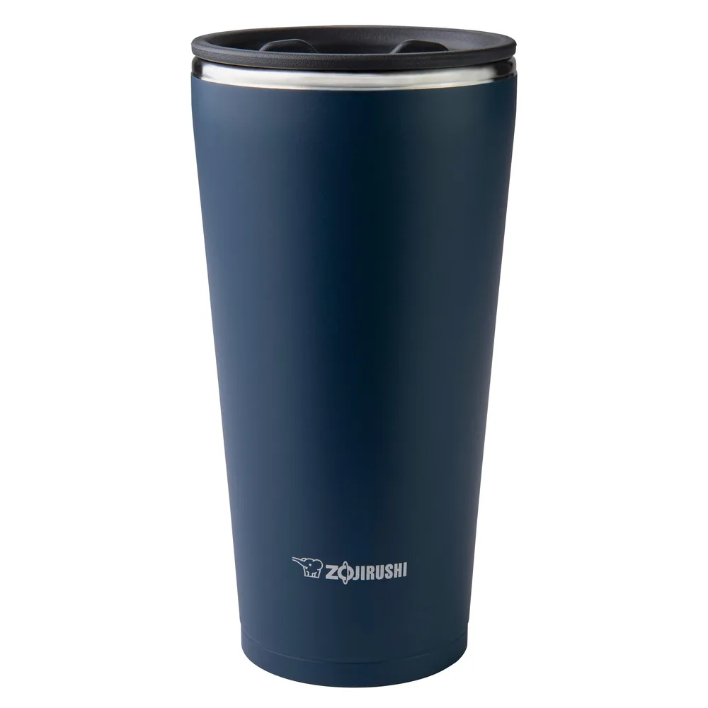 Термокружка туристическая Zojirushi SX-FSE45-AD, 450 мл, тёмно-синяя матовая