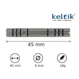 Дротики для софт-дартса Keltik Escanor, 18 г, 80% вольфрама — фото 4