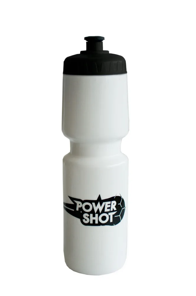 Power Shot Набор из 5 бутылок для воды, бело-чёрный