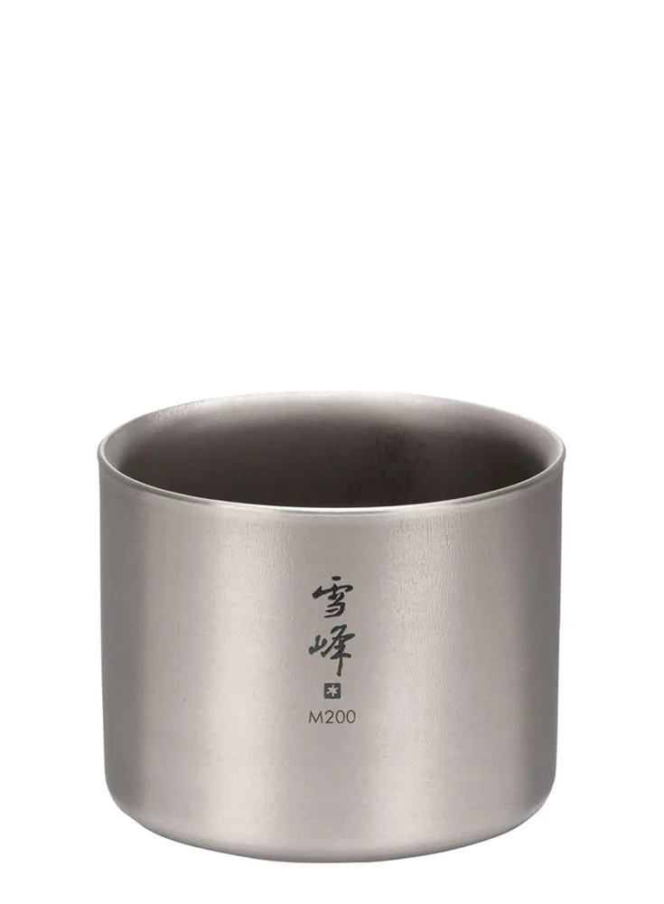 Кружка термическая Snow Peak Titanium Double Wall M 200 мл Stacking Mug