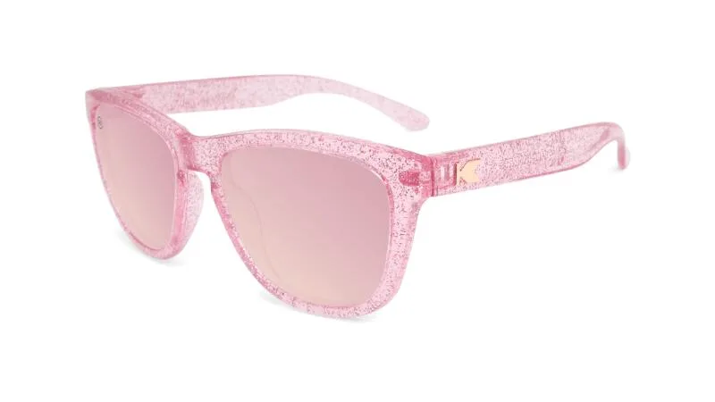 Детские солнцезащитные очки Knockaround Kids Premiums Pink Sparkle