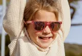 Детские солнцезащитные очки Knockaround Kids Premiums Pink Sparkle — фото 5