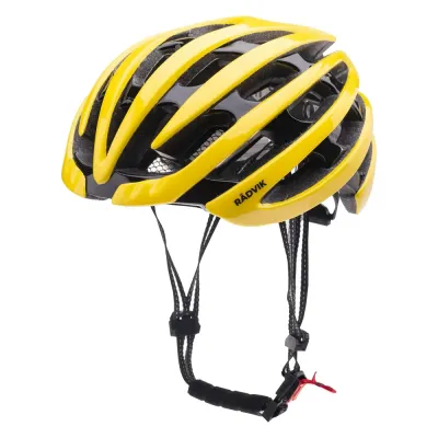 Шлем велосипедный шоссейный Radvik Peleton, M/56-58 cm, Жёлтый