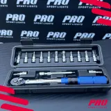 Pro Sport Lights Динамометрический ключ для велосипеда 1/4 дюйма 2-24 Нм с набором бит — фото 4