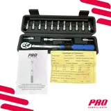 Pro Sport Lights Динамометрический ключ для велосипеда 1/4 дюйма 2-24 Нм с набором бит — фото 7